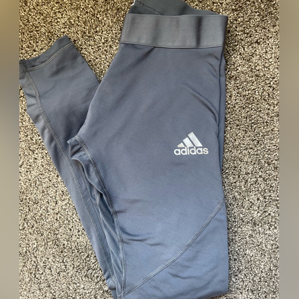ADIDAS Grey workout leggings/tights.